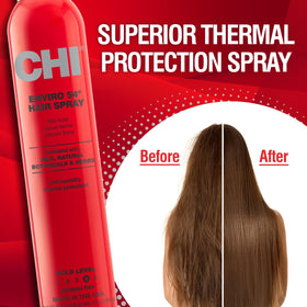 CHI Enviro 54 Hairspray 10 Oz with styling products