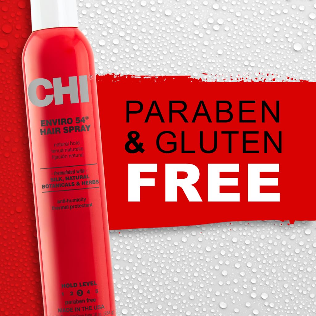 CHI Enviro 54 Hairspray application demonstration