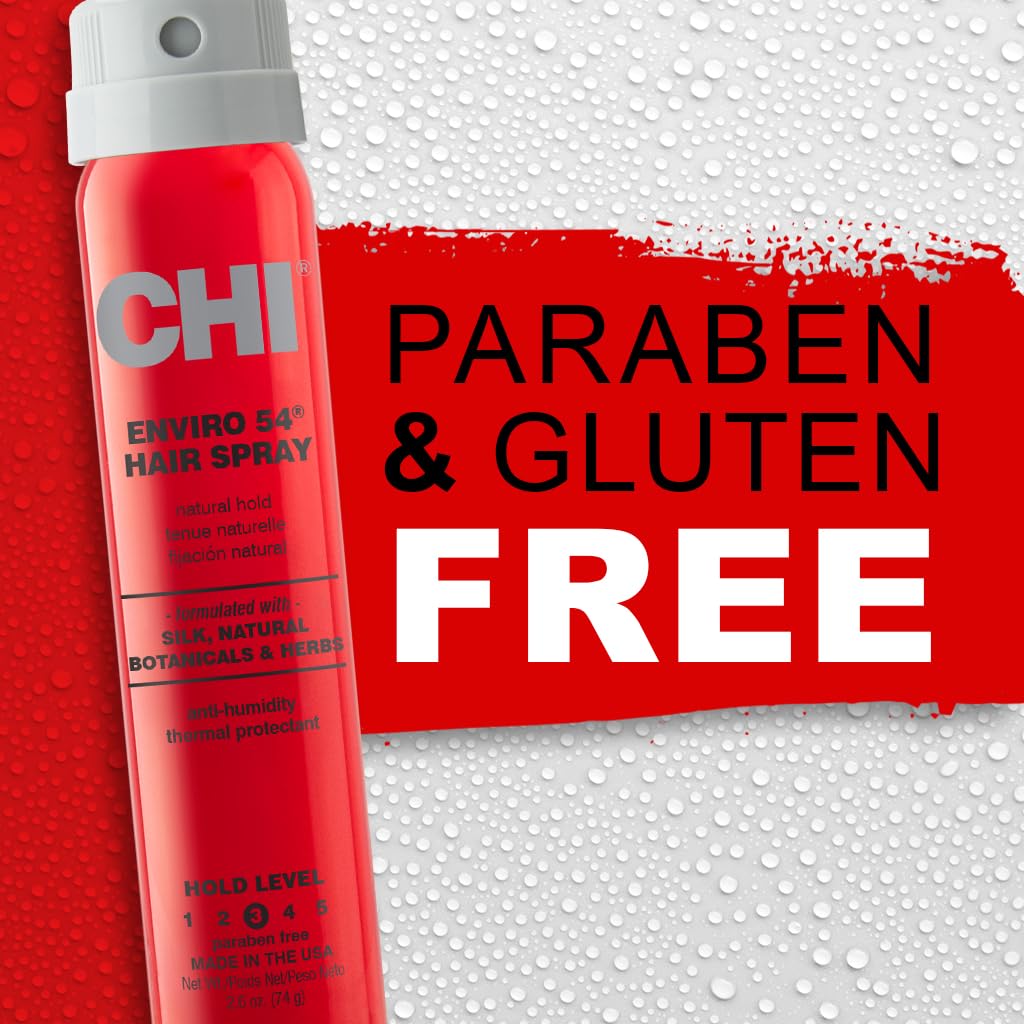 CHI Enviro 54 Hairspray back label