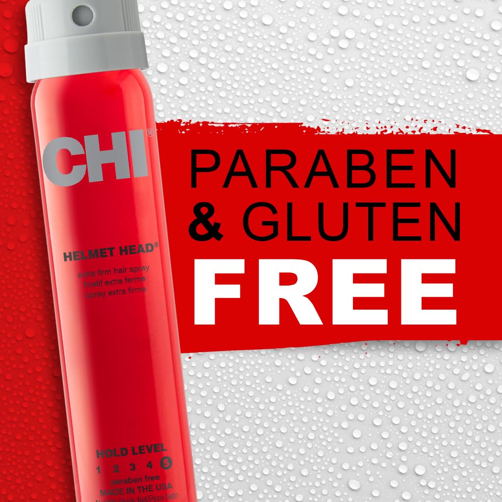 CHI Helmet Head Extra Firm Hairspray close-up
