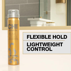 CHI Keratin Flex Finish Hair Spray 100g back view