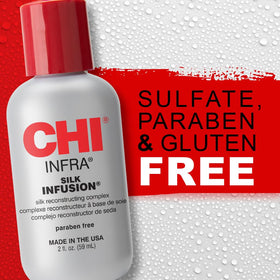 CHI Silk Infusion Leave-In Hair texture close-up