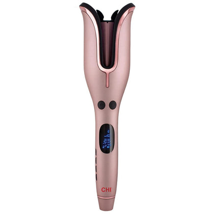 CHI Spin N Curl 1″ Ceramic Rotating Curling Iron in rose gold front view