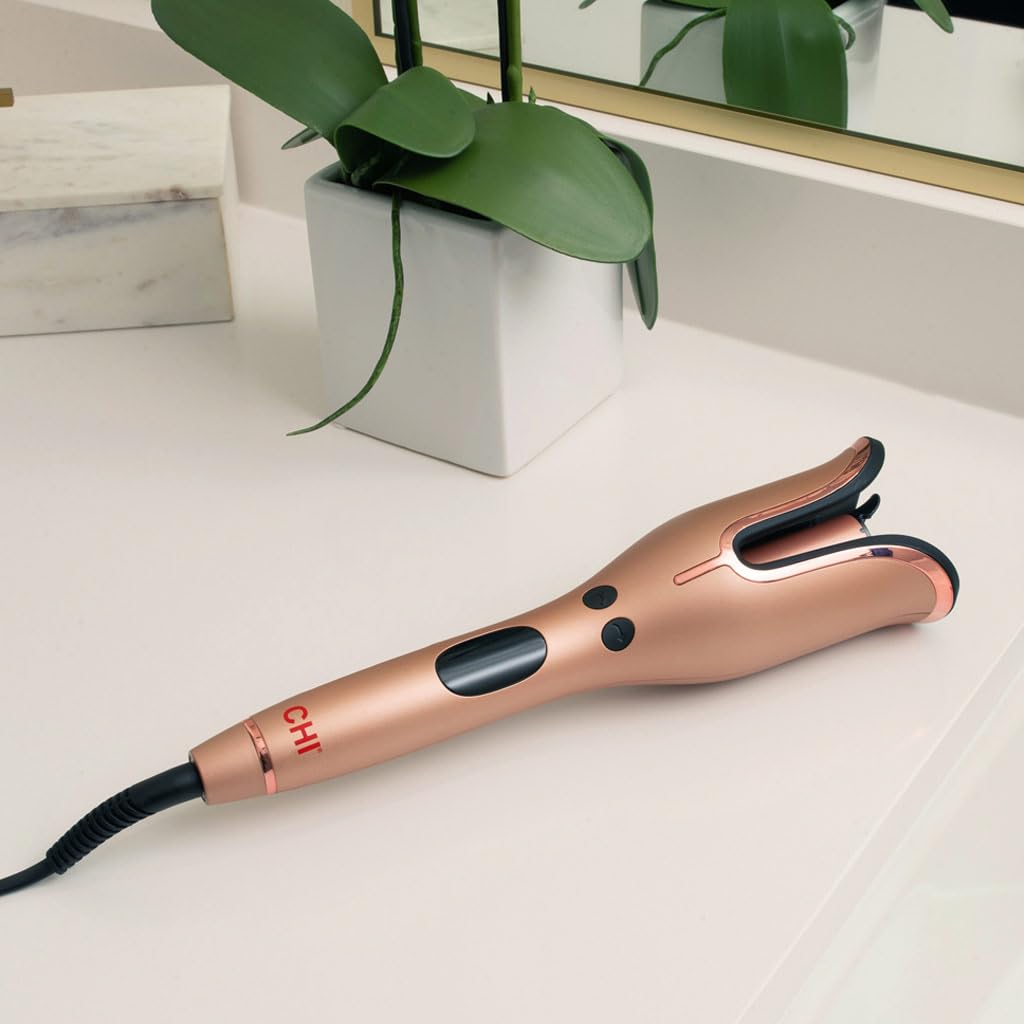 CHI Spin N Curl 1″ Ceramic Rotating Curling Iron packaging