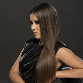 CHI Straight Guard Smoothing Cream lifestyle scene with styled hair