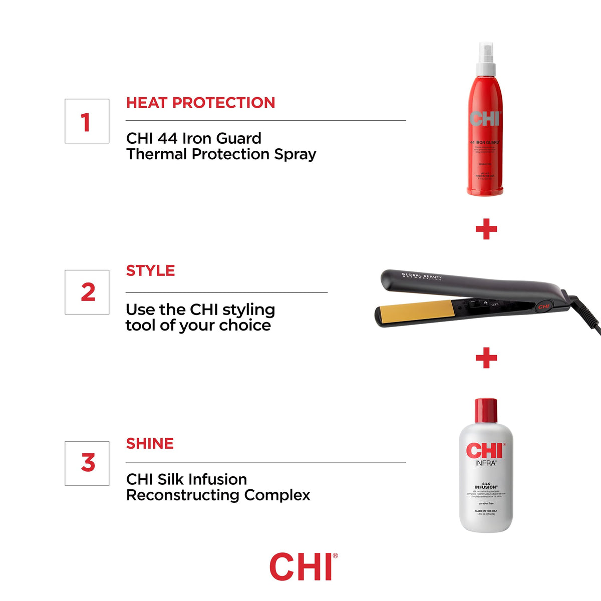 CHI Tourmaline Ceramic Curling Iron showing auto shut-off feature
