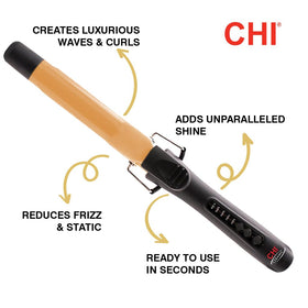 CHI Tourmaline Ceramic Curling Iron side view