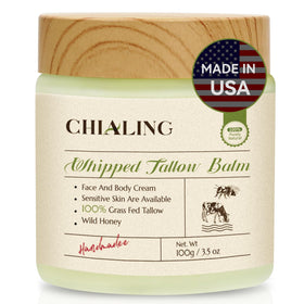 Chialing Handmade Beef Tallow Face Moisturizer 3.5 Oz front view