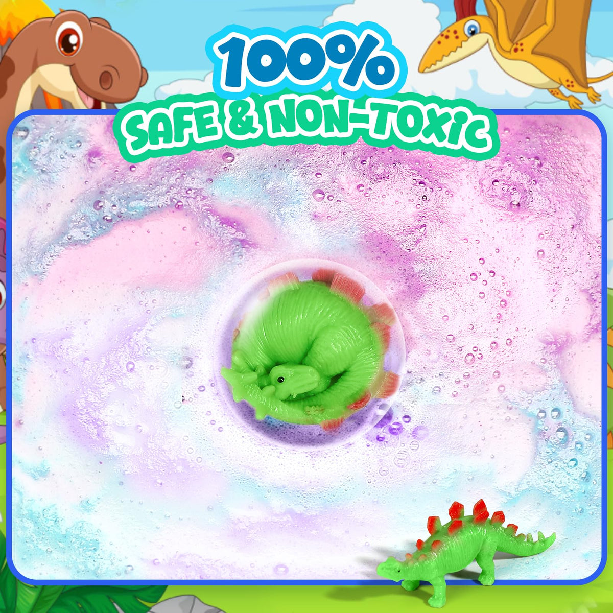 Child enjoying a bath with Sanyi bath bombs