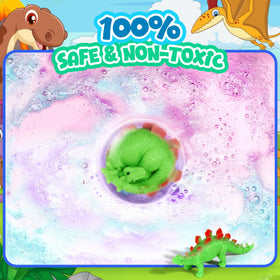 Child enjoying a bath with Sanyi bath bombs