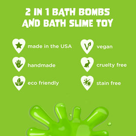 Child enjoying bath time with Two Sisters Bubble Bombs