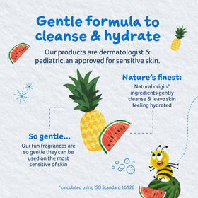 Childs Farm Kids Hair and Body Wash with bubbles