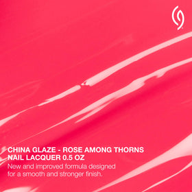 China Glaze Rose Among Thorns brush applicator close-up