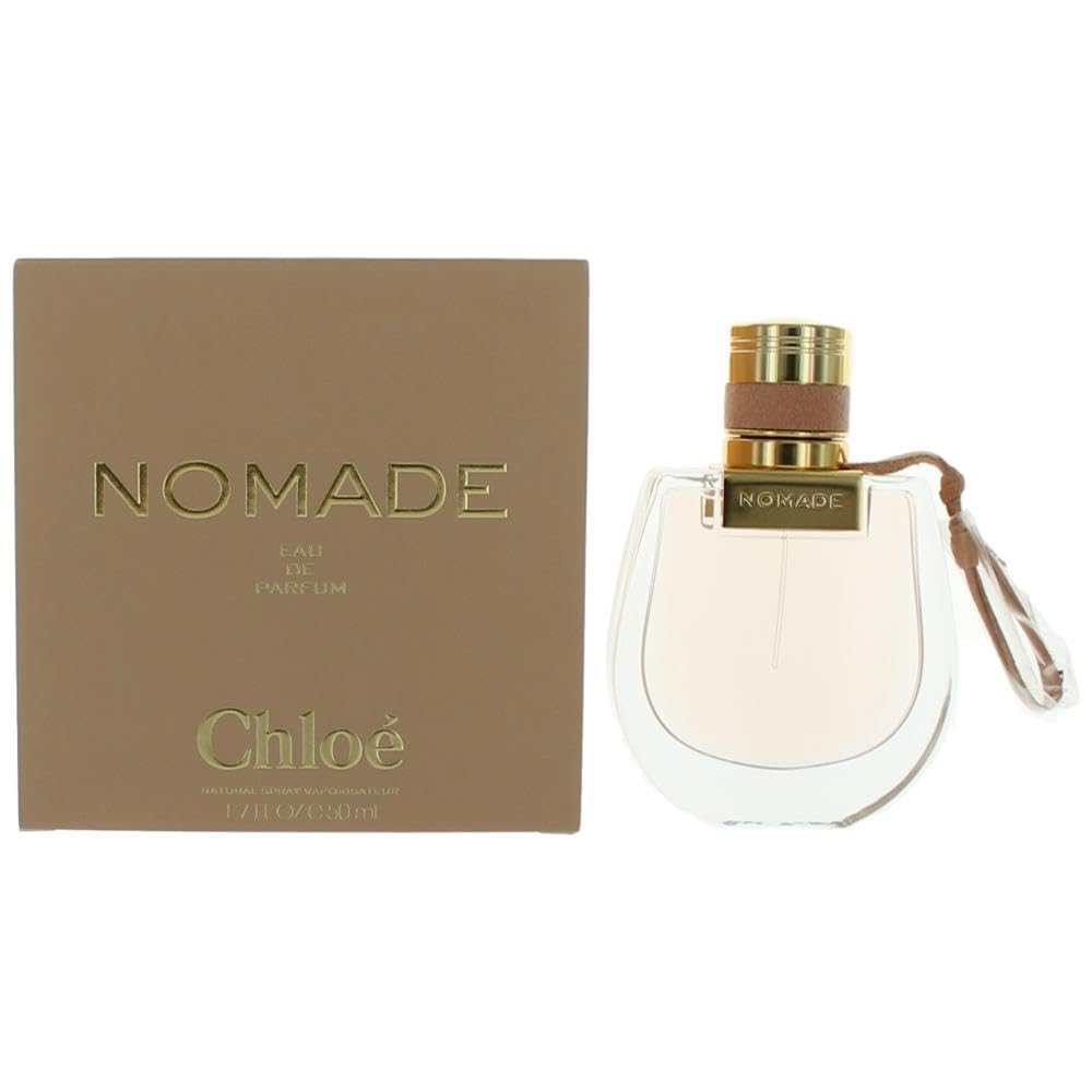Chloe Nomade Eau De Parfum 50ml front view with floral design