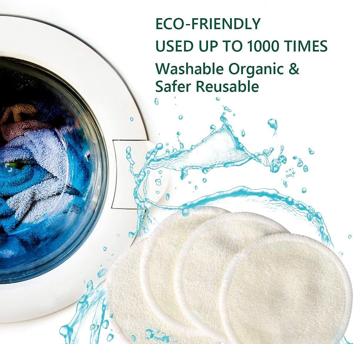 Chloven eco-friendly packaging of reusable pads