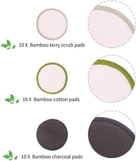 Chloven reusable pads in a travel bag