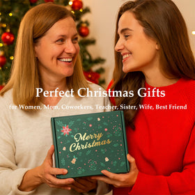 Christmas greeting card included in the gift basket