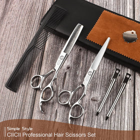CIICII hair cutting shears with ergonomic design features
