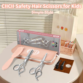 CIICII Kids Hair Cutting Scissors Kit neatly packaged