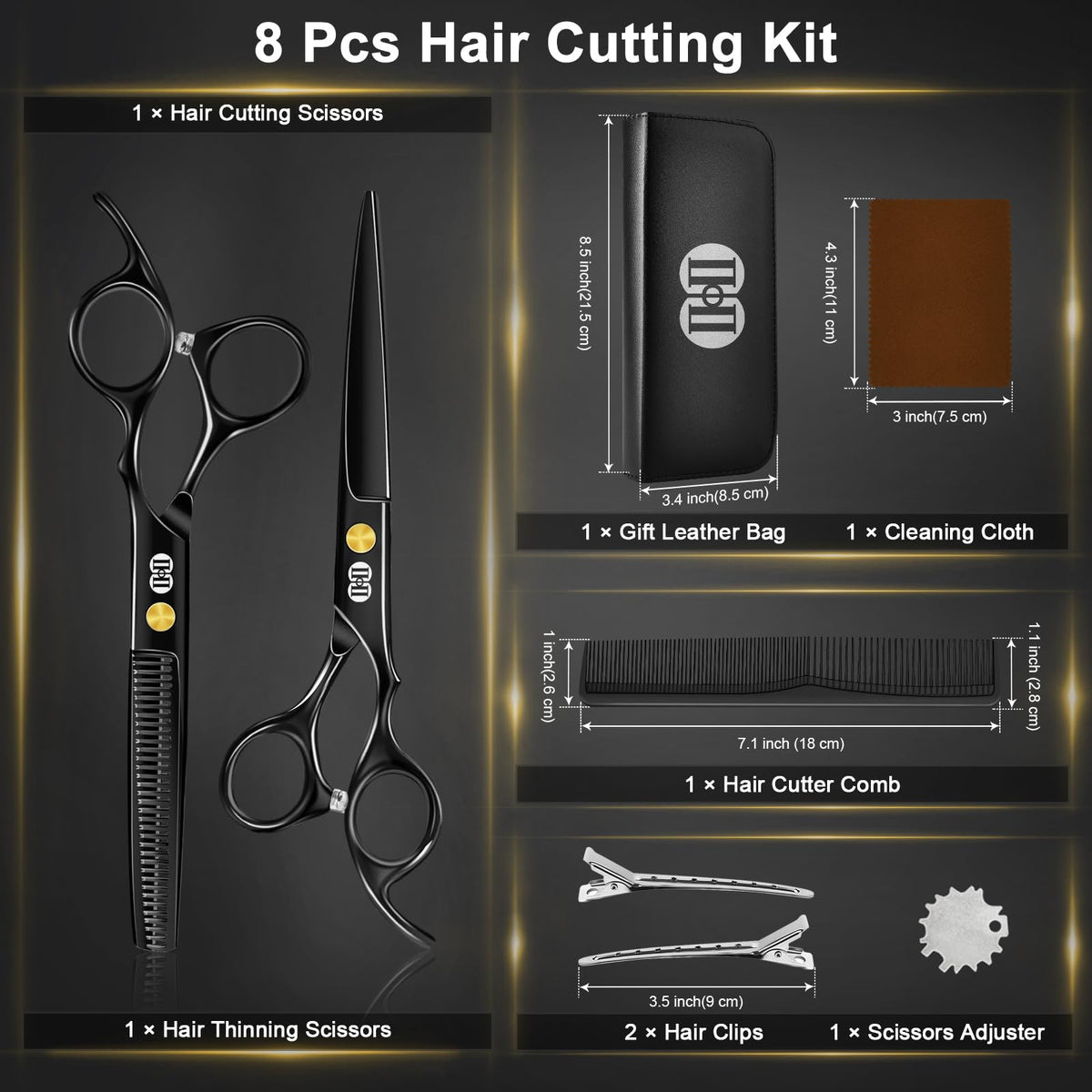 CIICII scissors adjuster for personalizing tightness