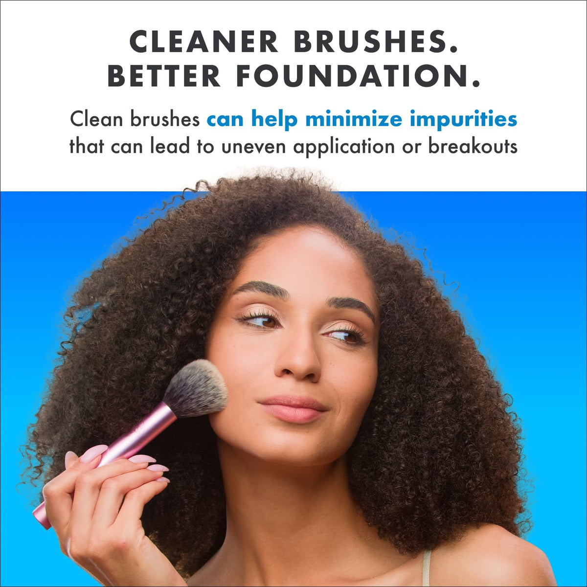 CINEMA SECRETS Blue Vanilla Makeup Brush Cleaner packaging