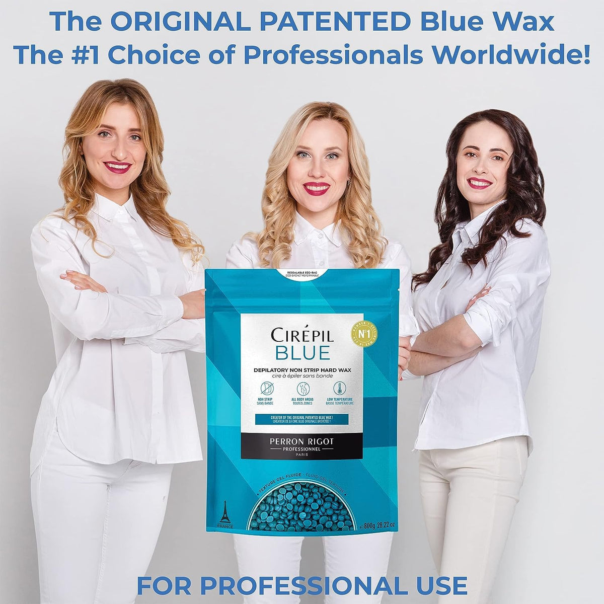 Cirepil Blue Wax Beads for bikini waxing
