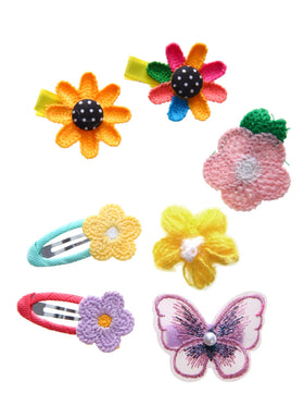 CISMARK hair clips with rainbow and fruit designs