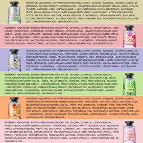 Citrus Verbena Hand Cream tube from Yoken's gift set