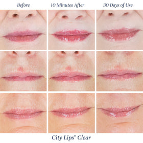 City Beauty City Lips Clear Lip Gloss in hand