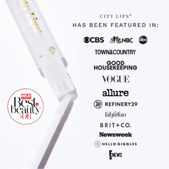 City Beauty City Lips Clear Lip Gloss side view