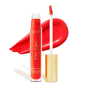 City Beauty City Lips Plumping Lip Gloss Cherry front view