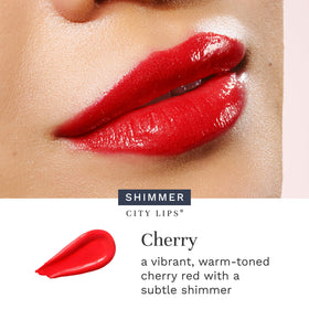 City Beauty City Lips Plumping Lip Gloss Cherry tube with applicator