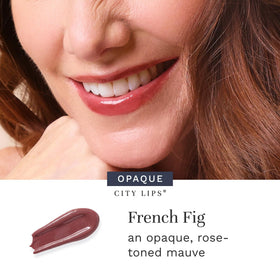 City Beauty City Lips Plumping Lip Gloss French Fig packaging