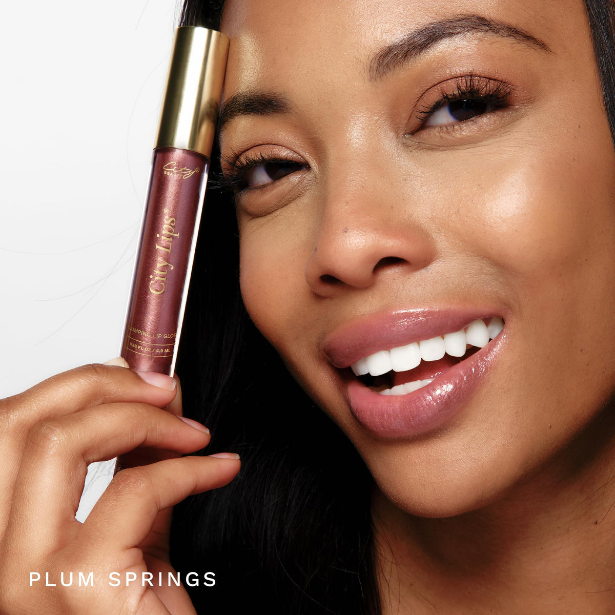 City Beauty City Lips Plumping Lip Gloss Plum Springs packaging