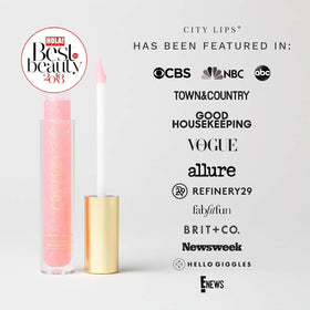 City Beauty City Lips Plumping Lip Gloss Raspberry open tube