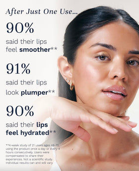 City Beauty City Lips Plumping Lip Gloss Sparkling Cider on lips