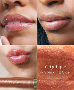 City Beauty City Lips Plumping Lip Gloss Sparkling Cider packaging