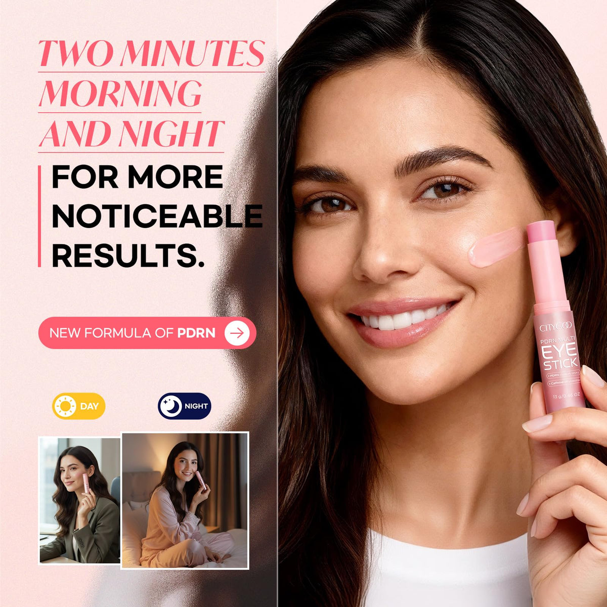 CITYGOO PDRN Multi Balm being applied under eyes