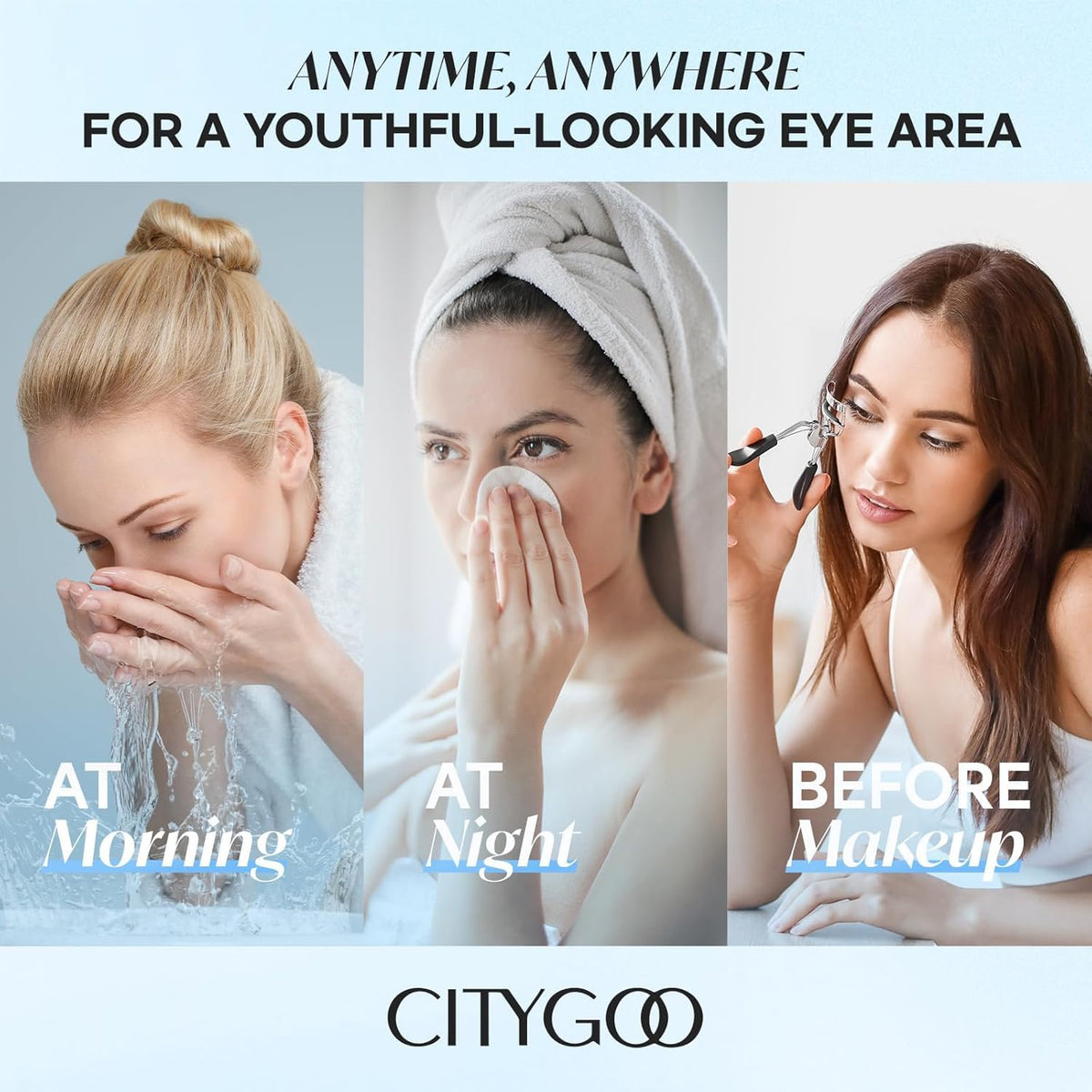 CITYGOO Peptide Under Eye Cream Stick texture close-up