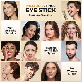 CITYGOO Retinol Eye Stick with a hand holding it for application