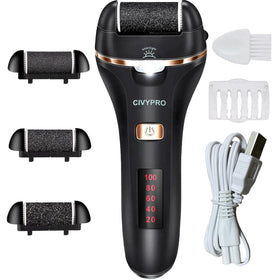 CIVYPRO Electric Foot Callus Remover front view with roller head