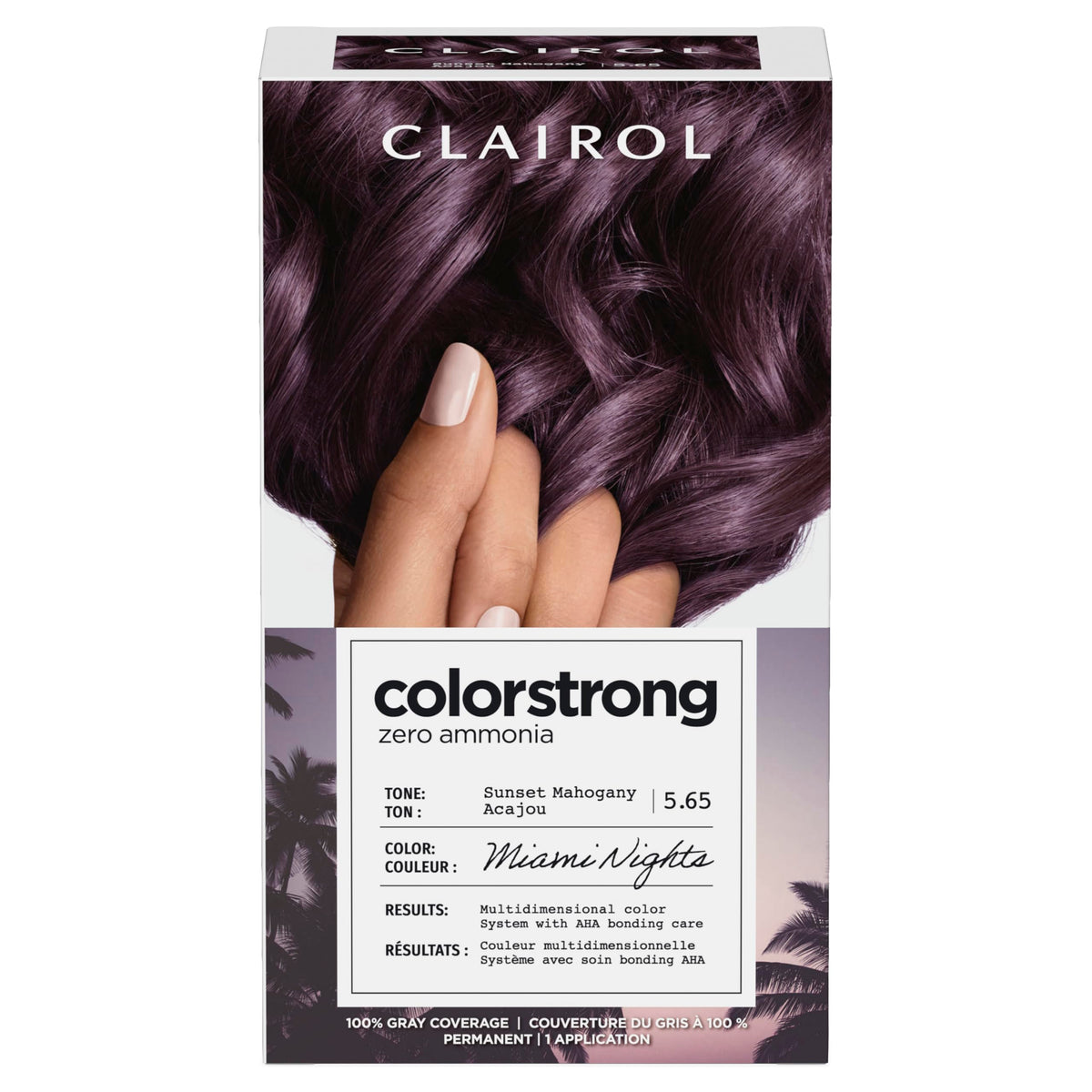 Clairol ColorStrong 5.65 Sunset Mahogany front view