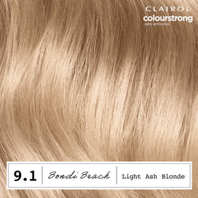 Clairol ColorStrong 9.1 Light Ash Blonde Bonding Primer close-up