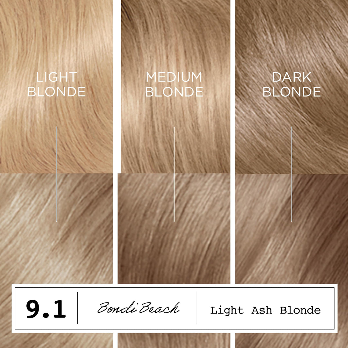 Clairol ColorStrong 9.1 Light Ash Blonde gloves and instruction leaflet
