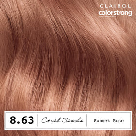 Clairol ColorStrong application kit including gloves and instruction leaflet