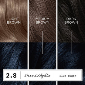 Clairol ColorStrong hair dye before and after comparison