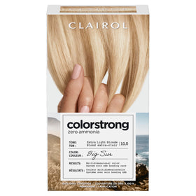 Clairol ColorStrong Permanent Hair Dye 10 Extra Light Blonde front view