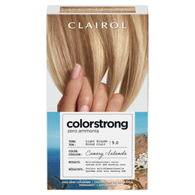 Clairol ColorStrong Permanent Hair Dye 9.0 Light Blonde front view