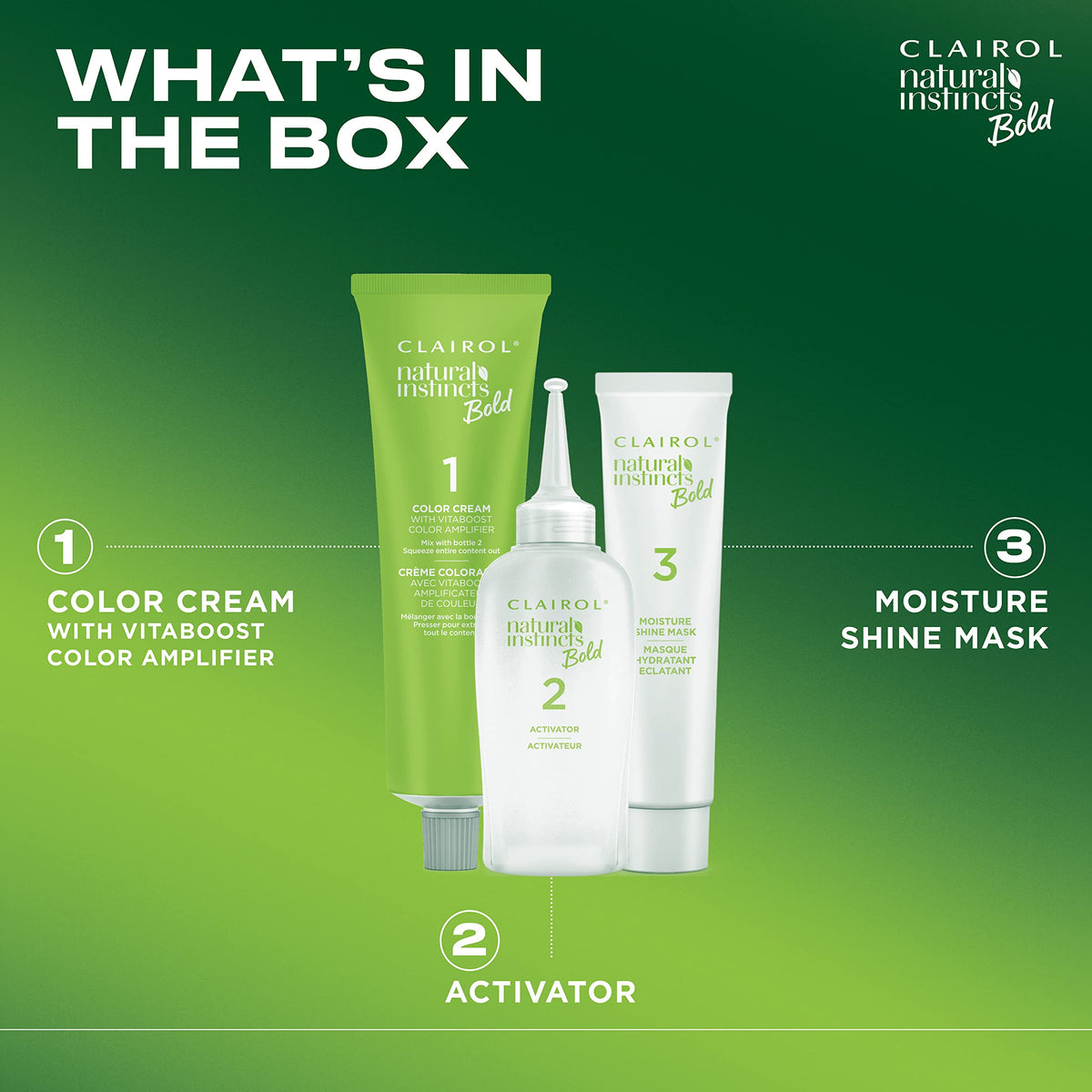 Clairol Moisture Shine Mask for glossy hair