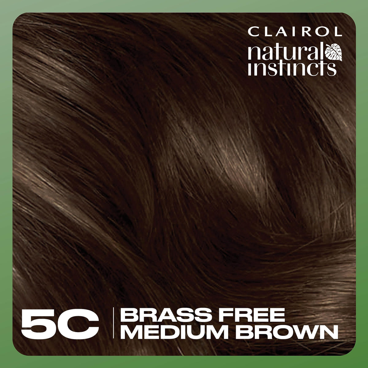 Clairol Natural Instincts 5C Medium Brown lifestyle shot